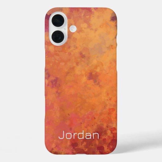 Waterverf Ggloed Autumn Branch Case-Mate iPhone Case (Achterkant)