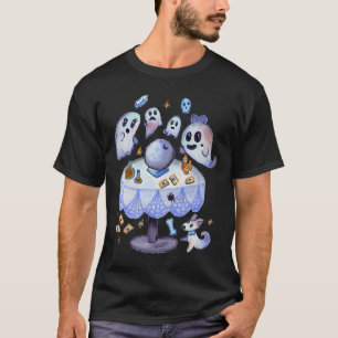 Waterverf Ghosts Seance Crystal Ball Halloween Ta T-shirt
