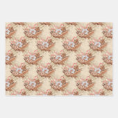  Waterverf Gingerbread Cookie Cacao Inpakpapier Vel (Voorkant)