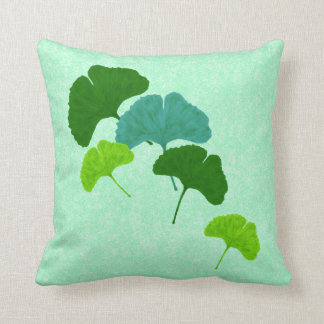 Waterverf Ginkgo Biloba Leaf Sierkussen