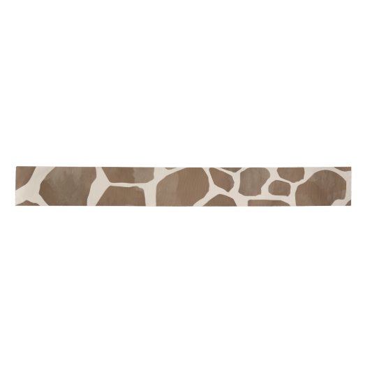 Waterverf Giraffe Dierenprint Patroon Lint (Voorkant)