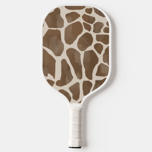 Waterverf Giraffe Dierenprint Patroon Pickleball Paddle