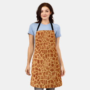 Waterverf Giraffe Print Schort