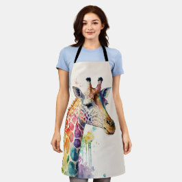 Waterverf Giraffe Schort