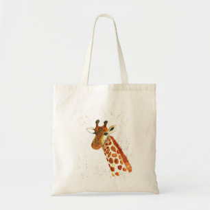 Waterverf Giraffes Oerwoud Safari African Tote Bag