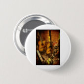 Waterverf gitaren ronde button 5,7 cm (Voorkant /achterkant)
