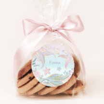 Waterverf Glitter Zeemeermin Staarten Onder het Ze