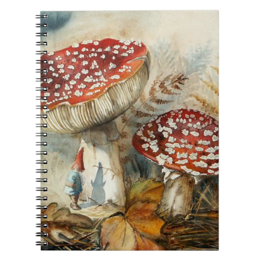 waterverf gnoom notitieboek (Voorkant)