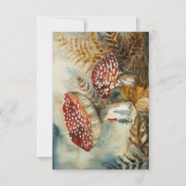 waterverf gnoom RSVP kaartje