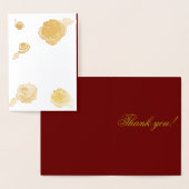 Waterverf Gold Script-Bedankt Hartelijk dank Folie Kaarten (Display)