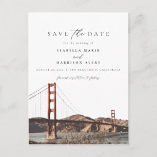 Waterverf Golden Gate San Francisco Californië Briefkaart