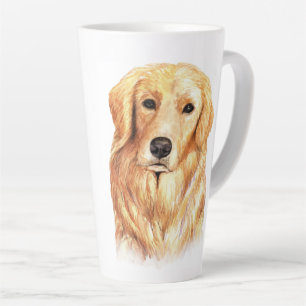 Waterverf Golden Retriever Latte Mok