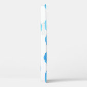 Waterverf golven: Blauw turquoise naadloos. Case-Mate iPhone Case (Achterkant / Rechts)