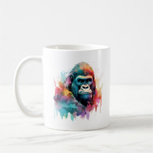 Waterverf Gorilla Mok