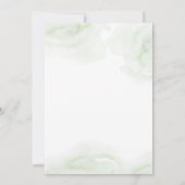 Waterverf Goud Confetti 21e Verjaardagsfeest Kaart (Achterkant)