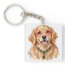 Waterverf Goud Retriever Hond | Huisdierliefhebber