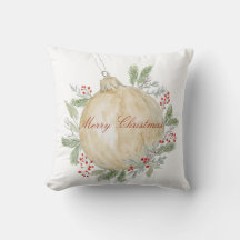 Waterverf Gouden Kerstversiering