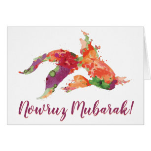waterverf goudvis van de nowruz mubarak