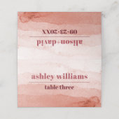 Waterverf gradiënt en tak Japandi bruiloft (Buitenkant ongevouwen)