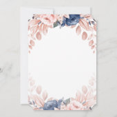 Waterverf Graduation Cap, Flowers Afstuderen Kaart (Achterkant)