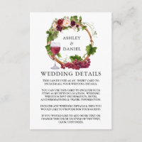 Waterverf Grafieken Floral Wreath Wedding Details