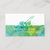 Waterverf Grasverzorging & Landschapsarchitectuur Visitekaartje (Voorkant)