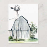 Waterverf Gray Barn