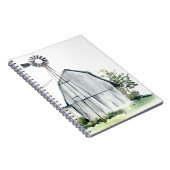 Waterverf Gray Barn Notitieboek (Rechterzijde)