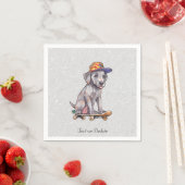 Waterverf Great Dane servetten (Insitu)