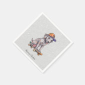 Waterverf Great Dane servetten (Hoek)