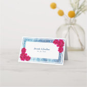 Waterverf Grecian Elegance + Pink Flowers (Achterkant)