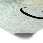 Waterverf Green Cactus Lover Poster (Hoek)