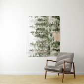 Waterverf Green Forest Wandkleed (In situ)