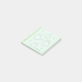 Waterverf Green Girly Ghost Name Notes (Schuin)