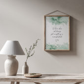 Waterverf Green Lao Tzu Quote Poster