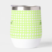 Waterverf Green Plaid Ginham Gepersonaliseerde Voe (Rechts)