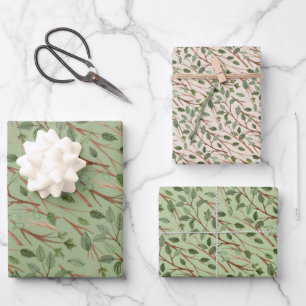 Waterverf Greenery Branches Inpakpapier Vel