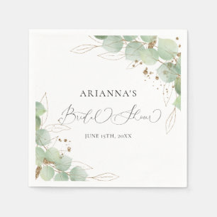 Waterverf Greenery Calligraphy Vrijgezellenfeest Servet