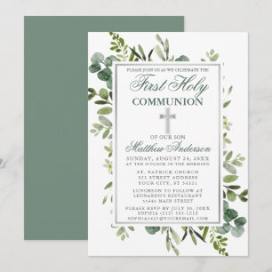 Waterverf Greenery Communy Silver Sage Green Kaart