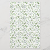 Waterverf Greenery Cross-Baptism (Achterkant)