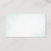 Waterverf Greenery Eucalyptus Wedding Registry Informatiekaartje (Achterkant)
