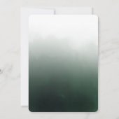 Waterverf Greenery Gold Bridal Shower Kaart (Achterkant)