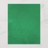 Waterverf Greenery Laurel Crest Monogram Wedding Flyer (Achterkant)