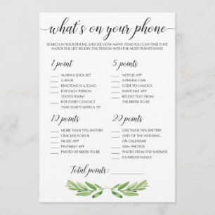 Waterverf Greenery Leaf Vrijgezellenfeest Phone Ga