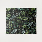 Waterverf Greenery Leaves Wandkleed (Voorkant (horizontaal))