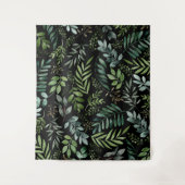 Waterverf Greenery Leaves Wandkleed (Voorkant)