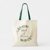 waterverf greenery maid of eren canvas tas (Achterkant)