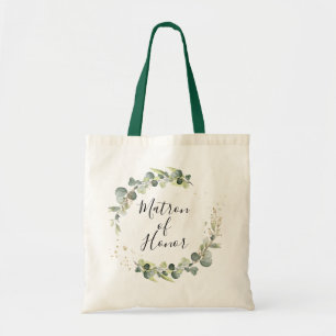 waterverf greenery matron of ere canvas tas