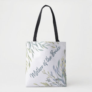 Waterverf Greenery Moeder van de Bride Draagtas