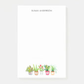 Waterverf Greenery Potted Houseplant Post-it® Notes (Voorkant)